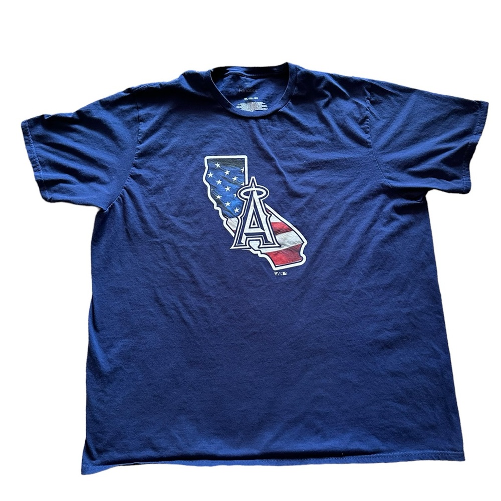 MLB Los Angeles Angels Baseball Blue 3XL T-shirt by Fanatics